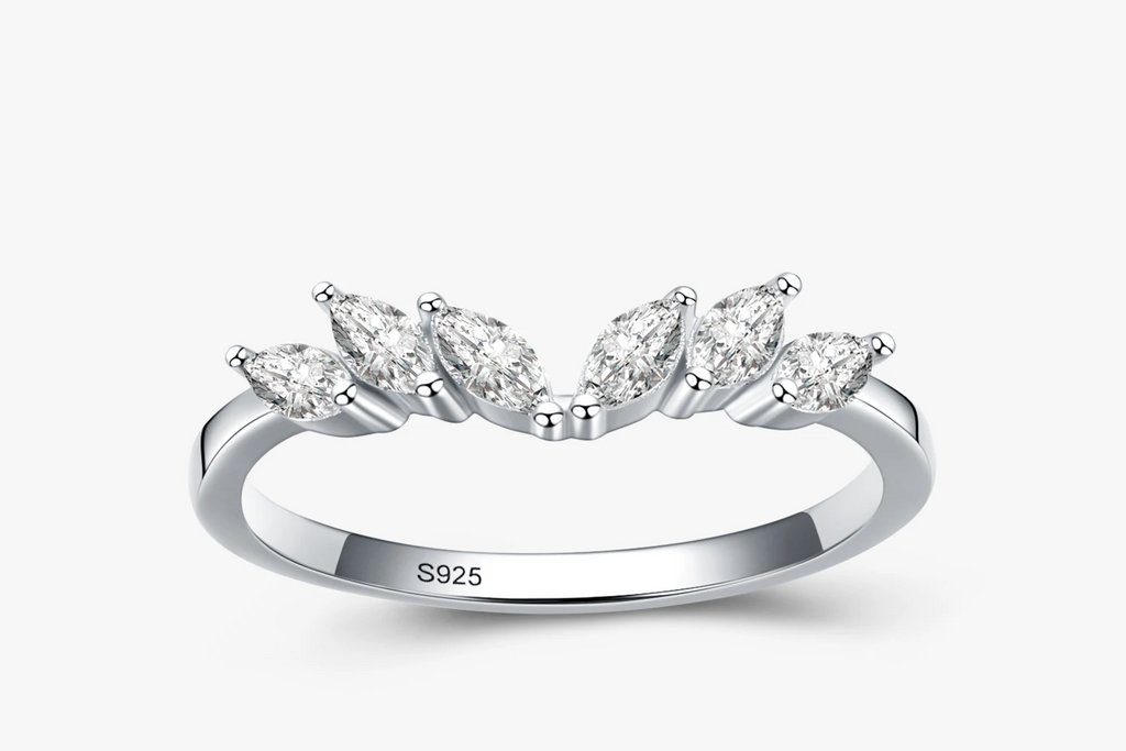 Geometric Zirconia Stackable Ring