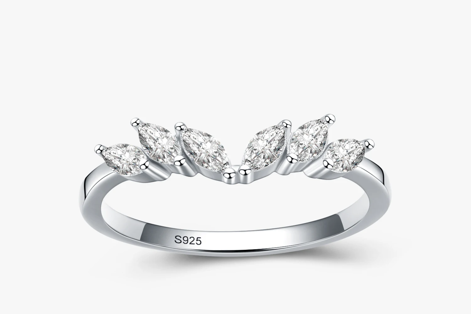 Geometric Zirconia Stackable Ring