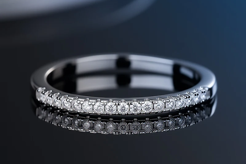 Moissanite Solitaire Ring